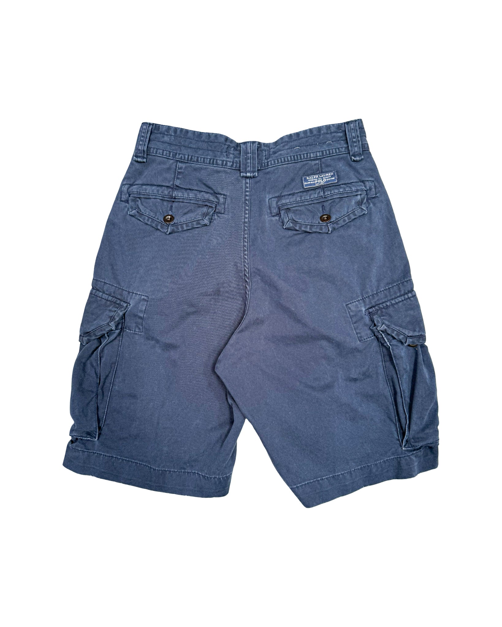 1990'S POLO RALPH LAUREN CARGO SHORTS - 30