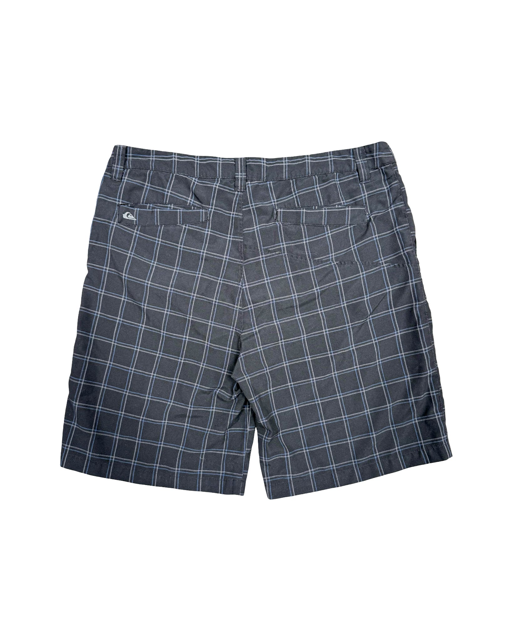2000'S QUIKSILVER PLAID SHORTS - 38