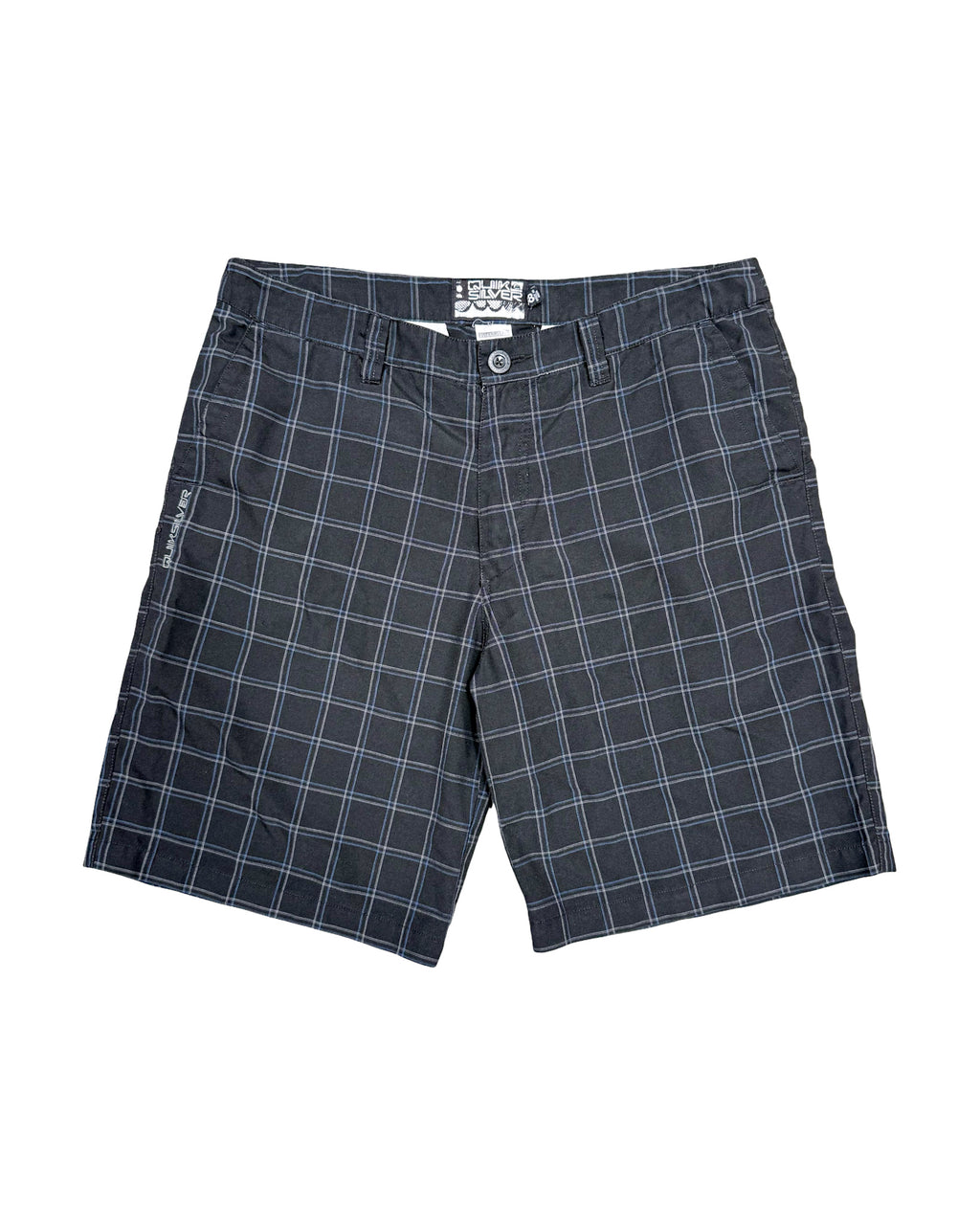 2000'S QUIKSILVER PLAID SHORTS - 38