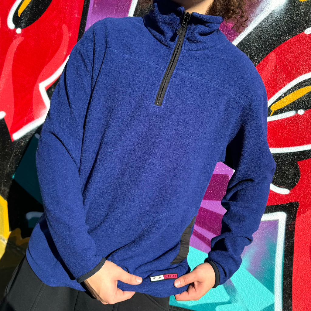 2000'S OAKLEY 1/4 ZIP FLEECE - L