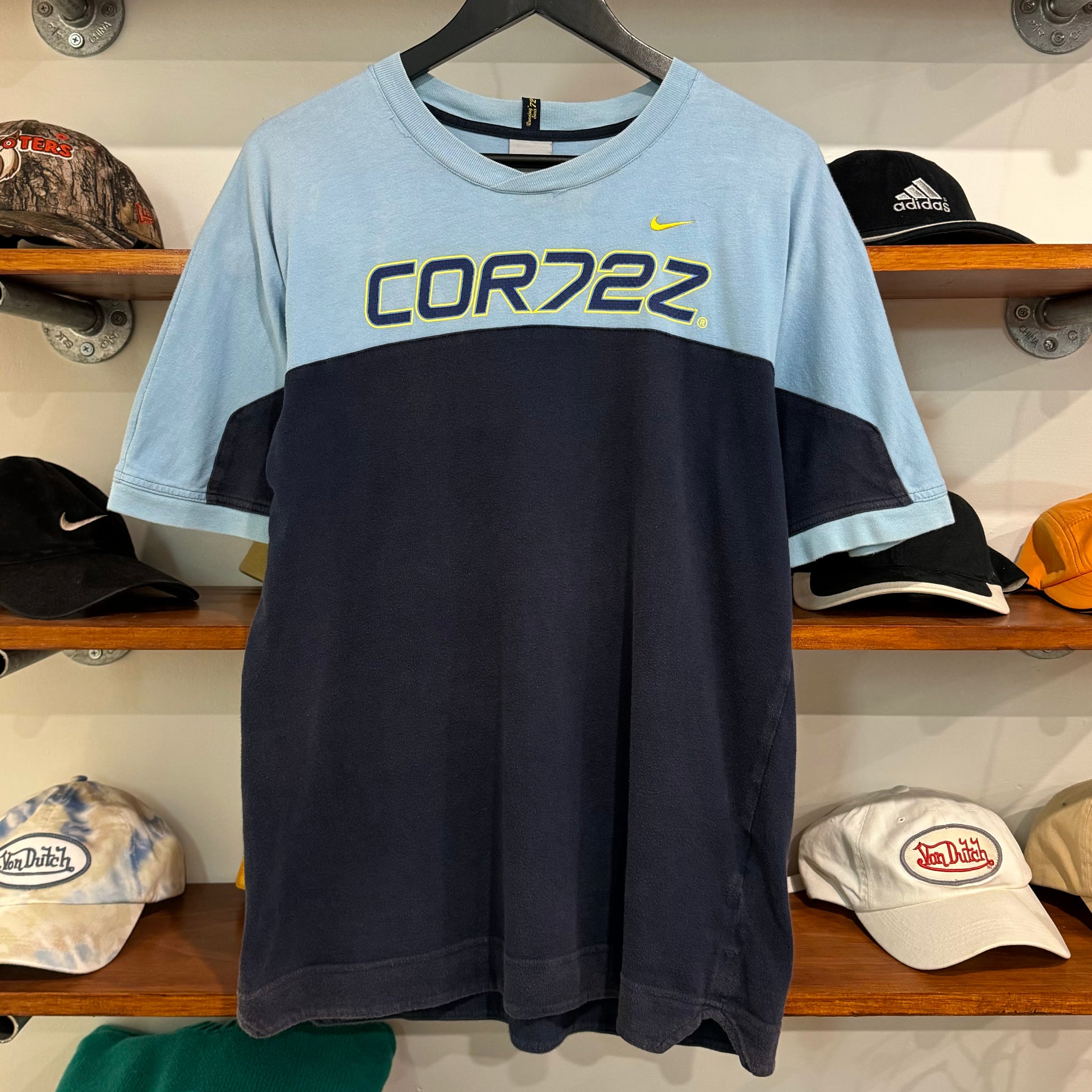 2000'S NIKE COR72Z TWO-TONE TEE - L