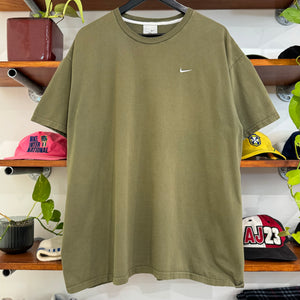 2000'S NIKE SWOOSH EMBROIDERED TEE - XL/XXL