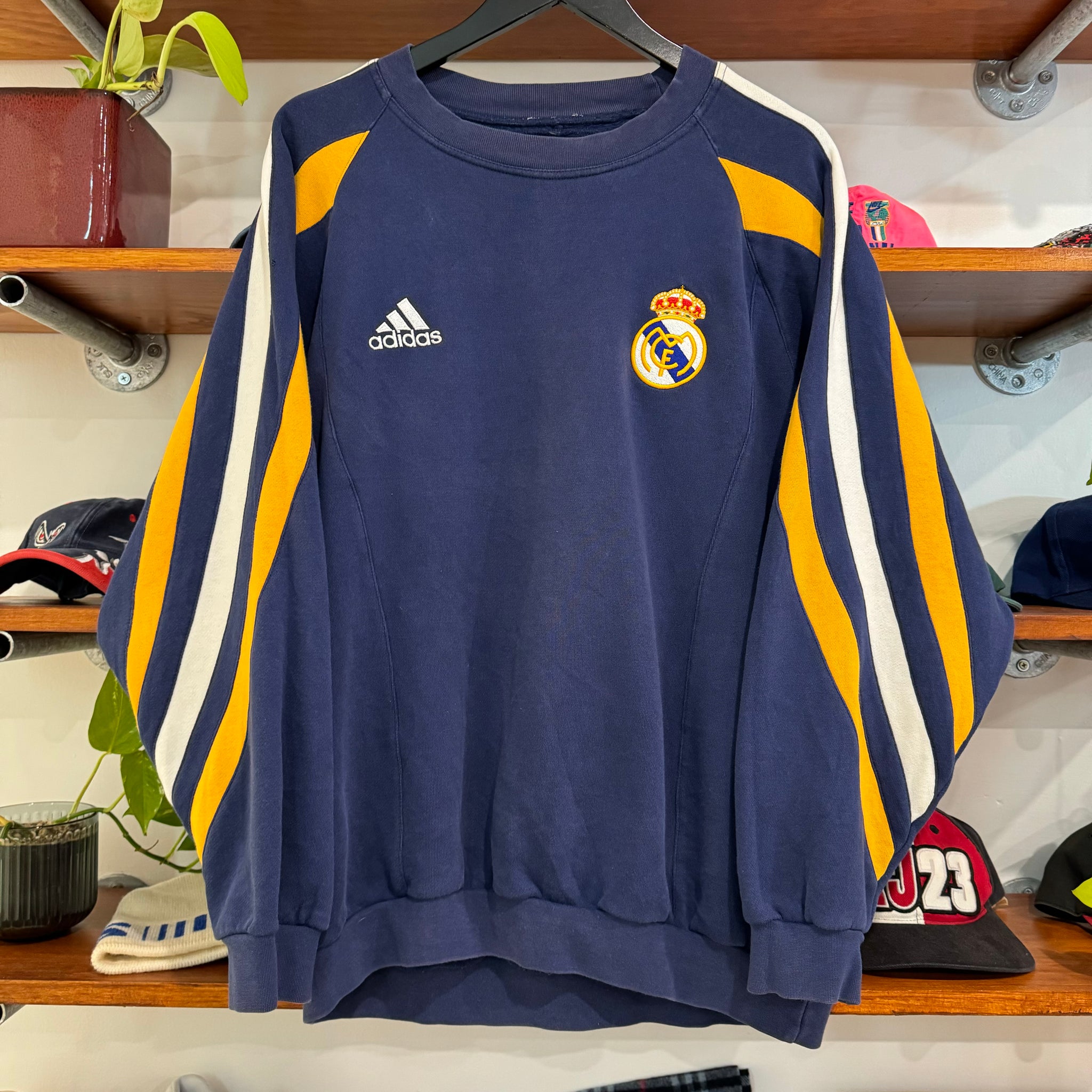 1999 ADIDAS REAL MADRID FC SWEATSHIRT - L