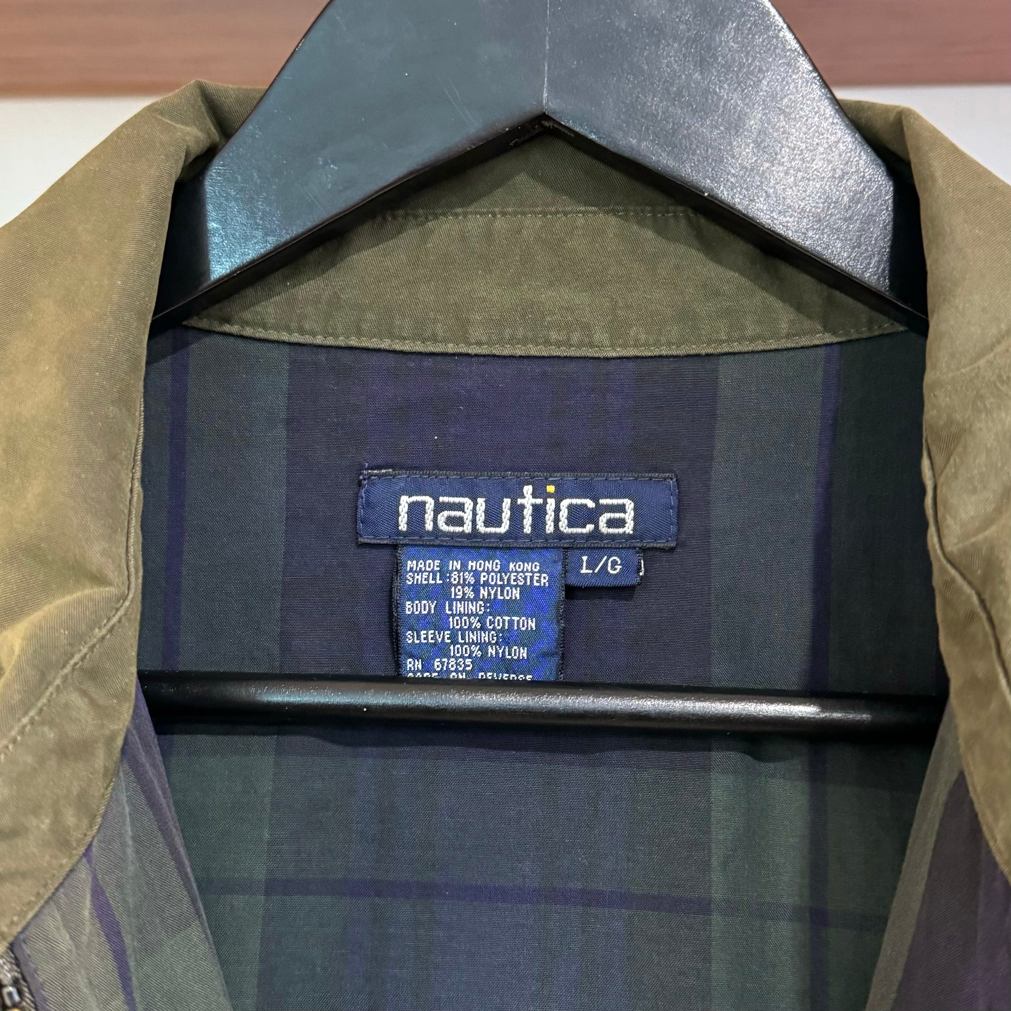 2000'S NAUTICA HARRINGTON JACKET - L