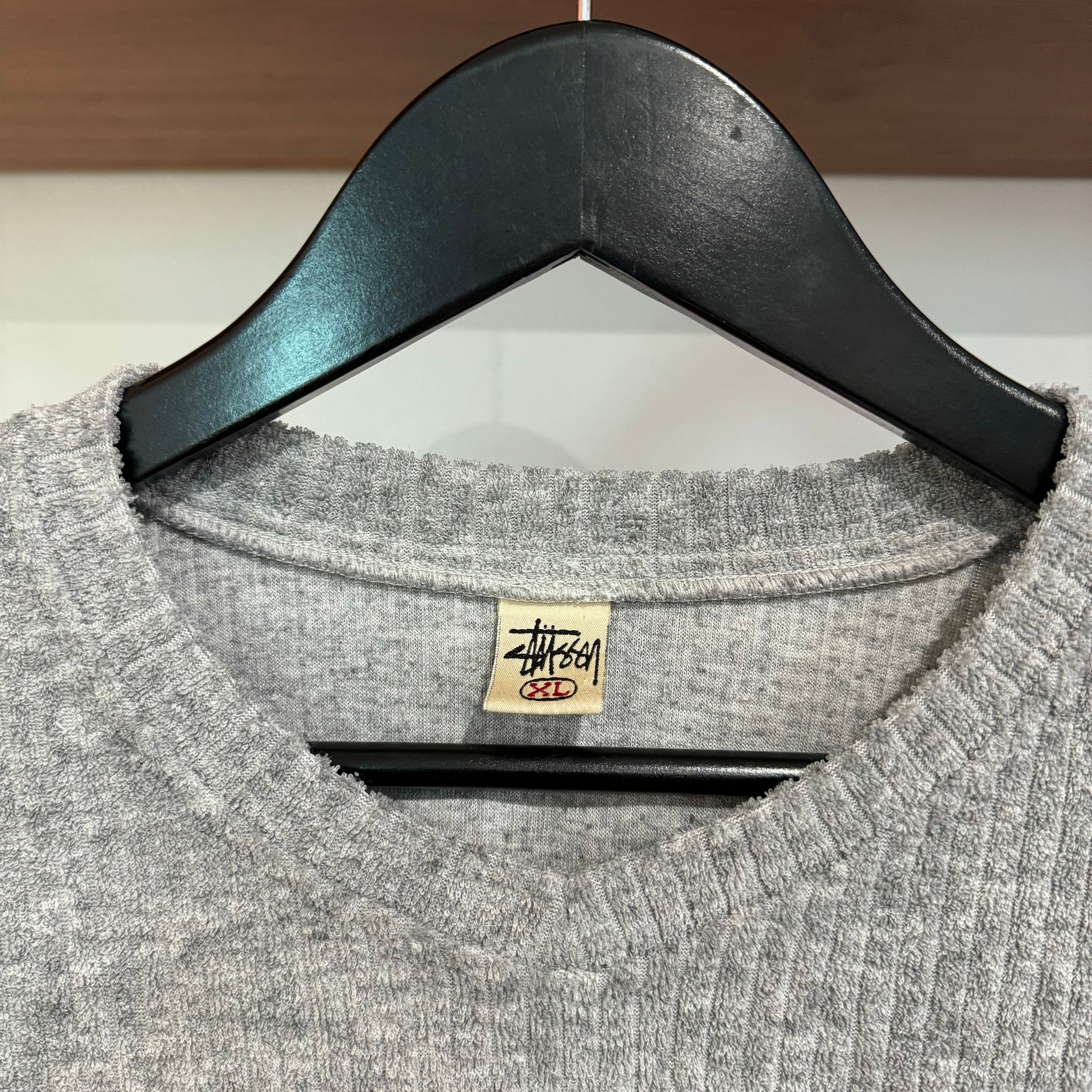 1990'S STUSSY 'MADE IN OZ' TOWEL PULLOVER - L