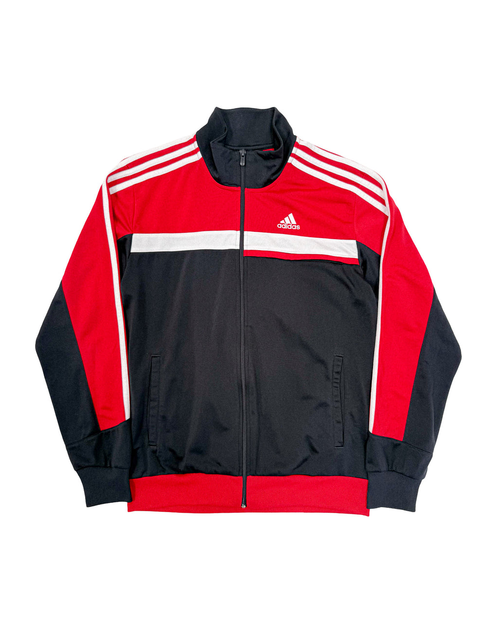 2010 ADIDAS THREE-TONE TRACK JACKET - M