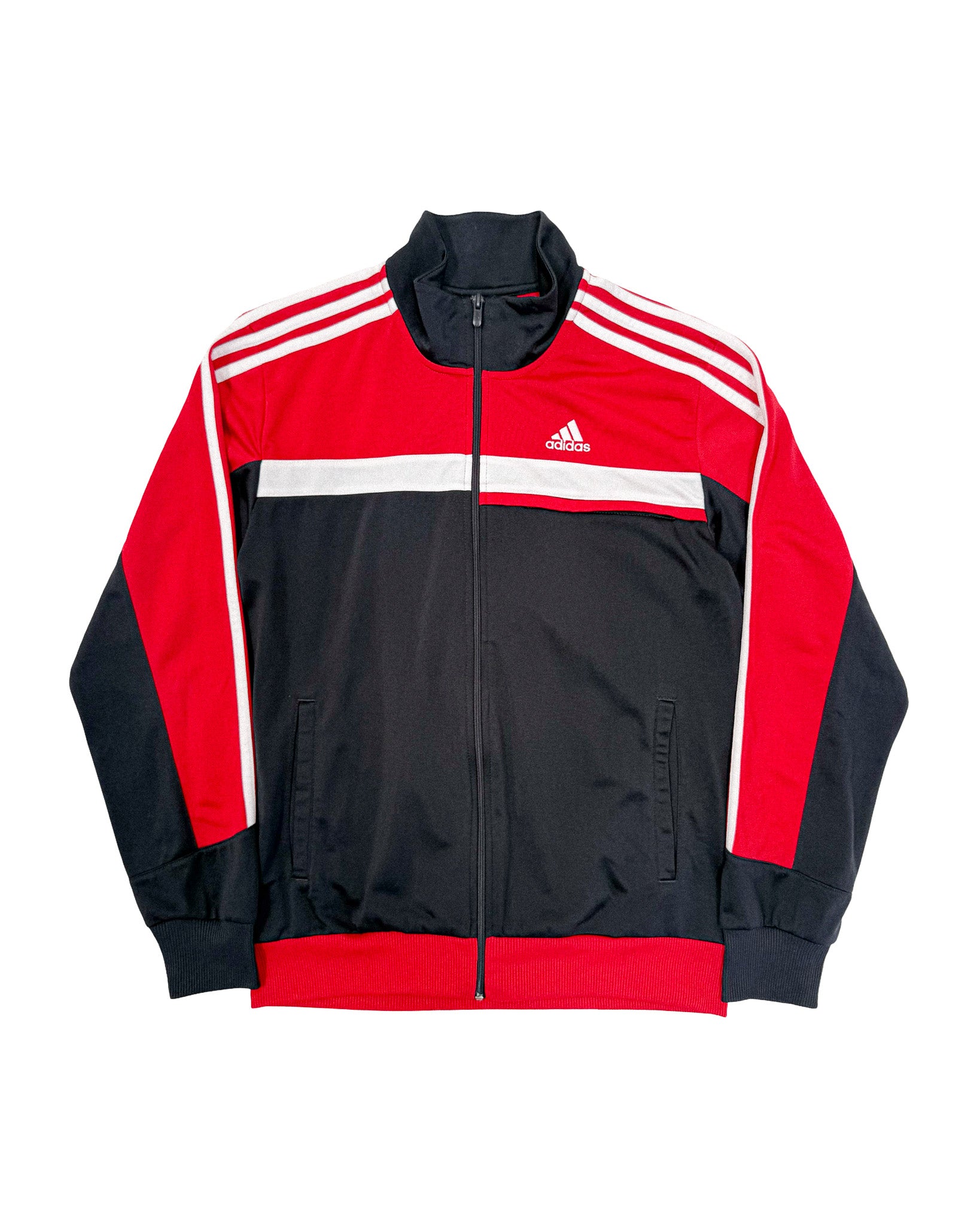 2010 ADIDAS THREE-TONE TRACK JACKET - M