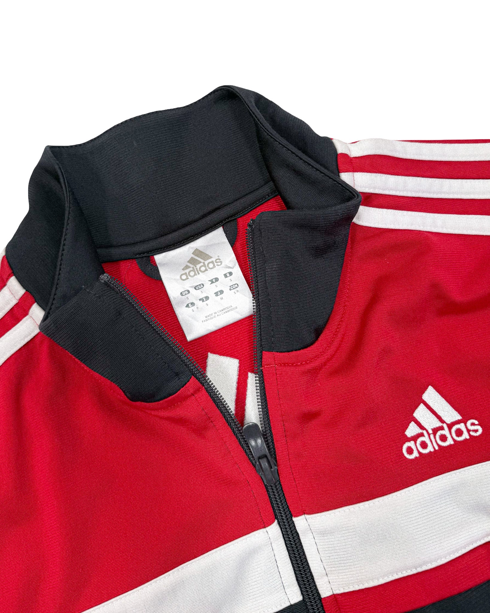 2010 ADIDAS THREE-TONE TRACK JACKET - M