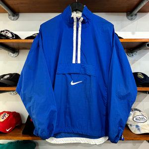 1990'S NIKE SWOOSH 1/4 ZIP JACKET - L