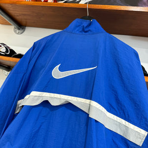 1990'S NIKE SWOOSH 1/4 ZIP JACKET - L