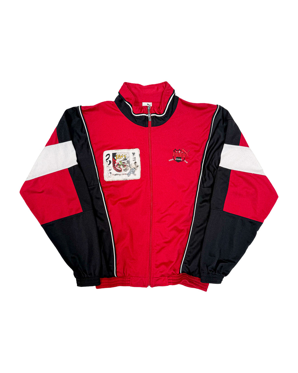 1990'S PUMA 'JUDO' TRACK JACKET - L