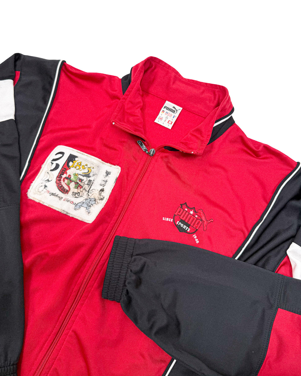 1990'S PUMA 'JUDO' TRACK JACKET - L