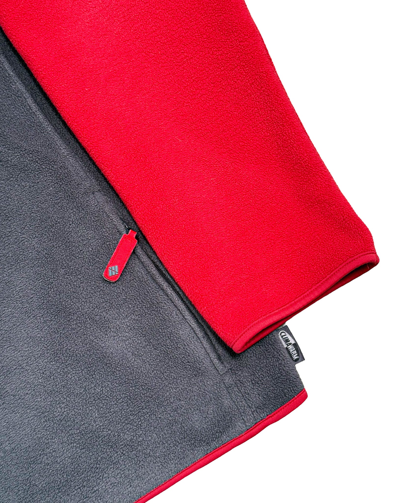 2000'S ADIDAS TWO-TONE 1/4 ZIP FLEECE - XXL