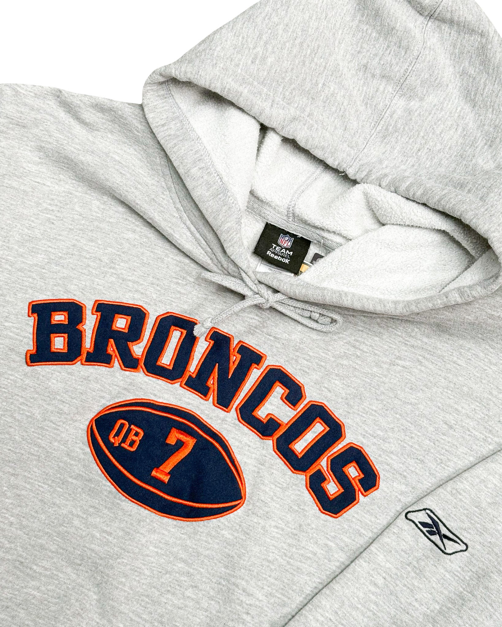 2000'S REEBOK NFL DENVER BRONCOS HOODIE - L