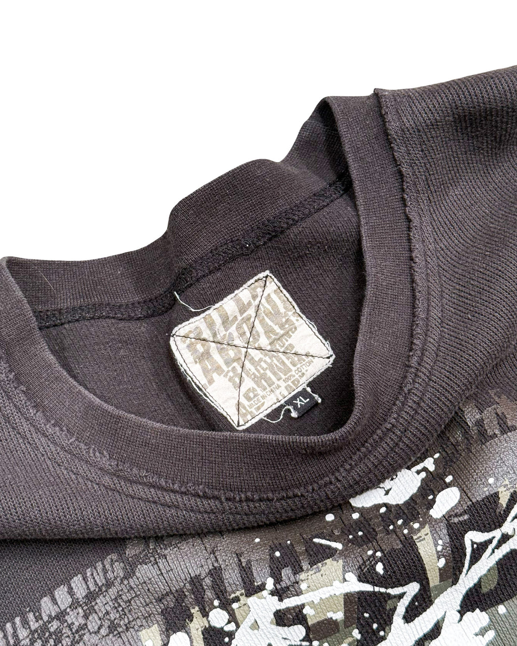 2000'S BILLABONG PAINT SPLAT SWEATSHIRT - L