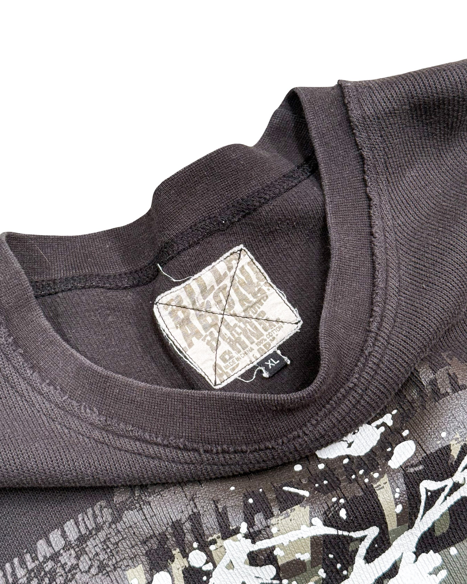 2000'S BILLABONG PAINT SPLAT SWEATSHIRT - L