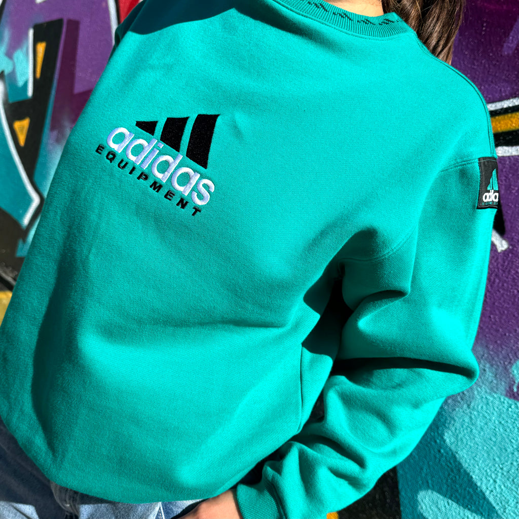 1990'S ADIDAS EQUIPMENT "VOICE OF EASTERN" SWEATSHIRT - S