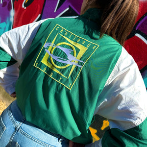 1990'S NIKE CHALLENGE COURT EMBROIDERED JACKET - S