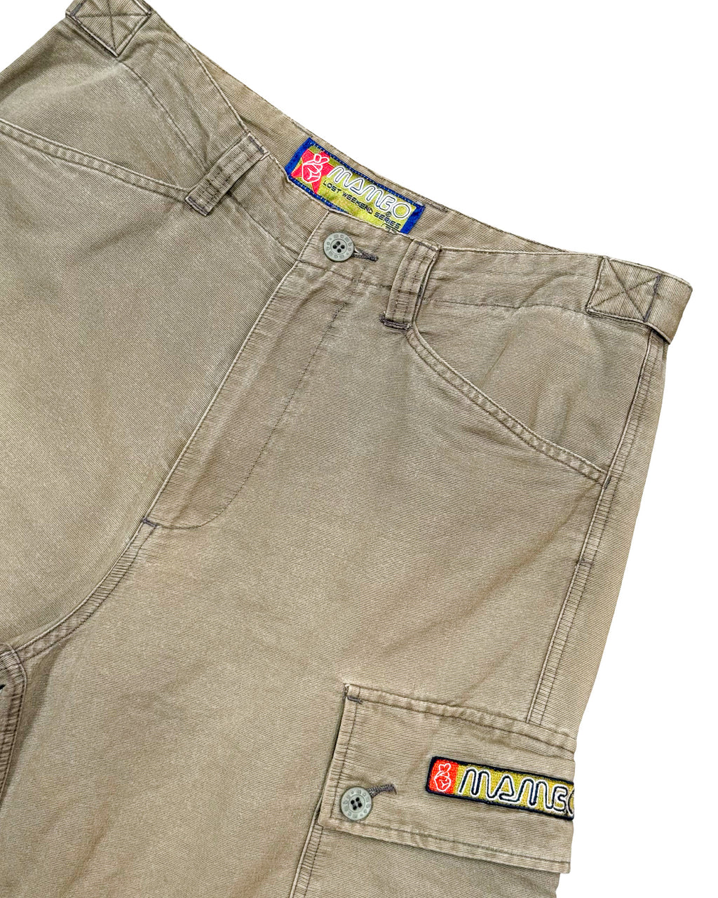 2000'S MAMBO EMBROIDERED CARGO SHORTS - 32