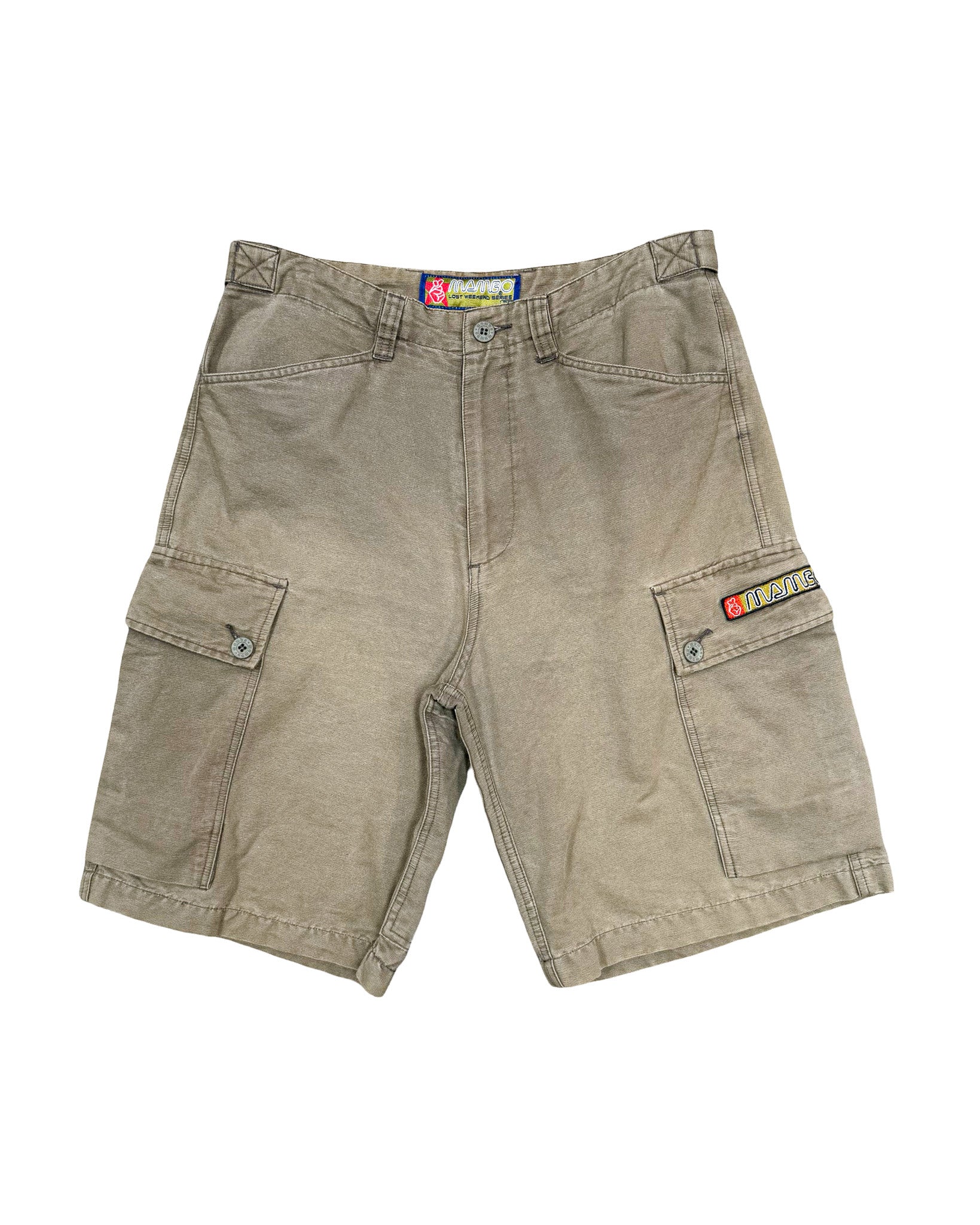 2000'S MAMBO EMBROIDERED CARGO SHORTS - 32