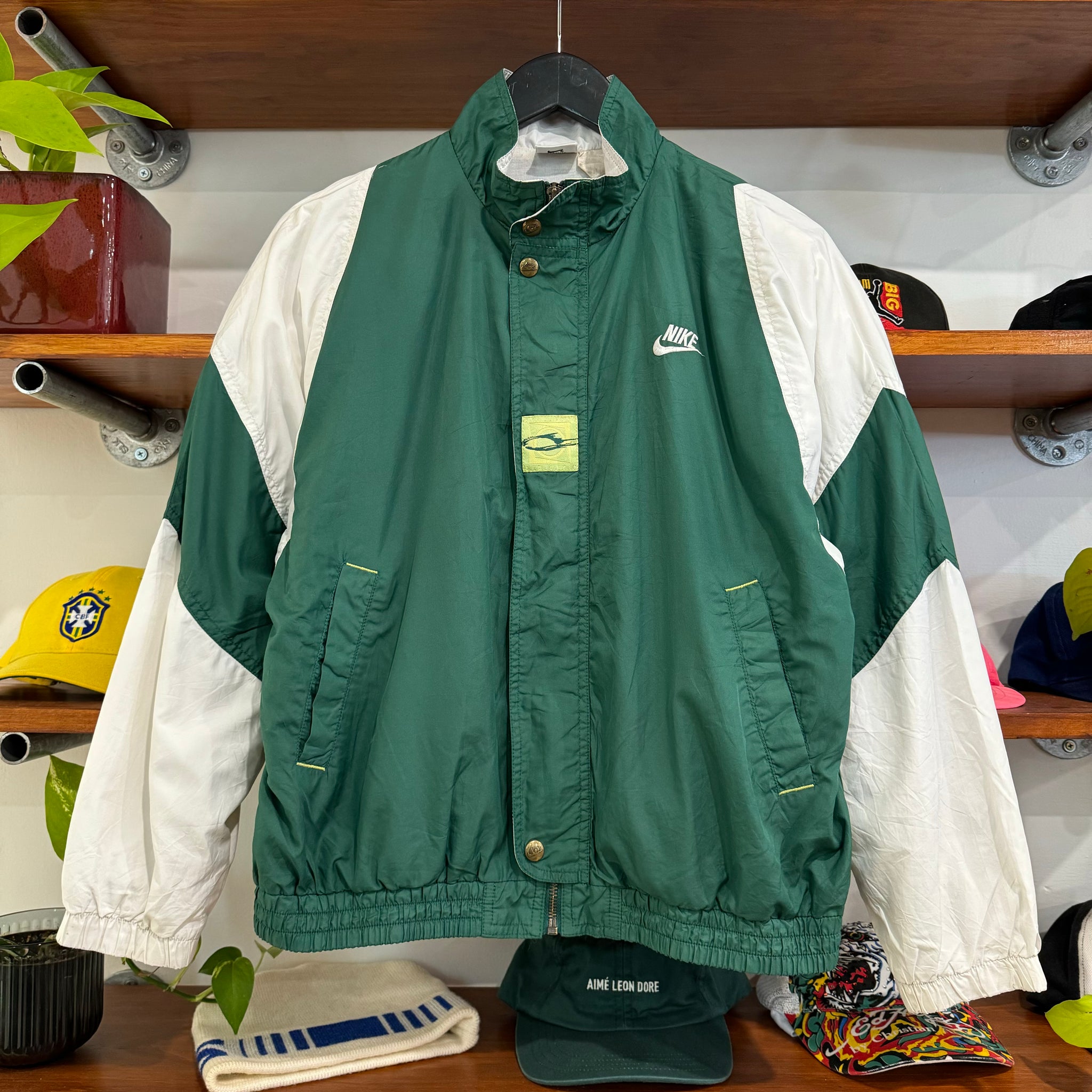 1990'S NIKE CHALLENGE COURT EMBROIDERED JACKET - S