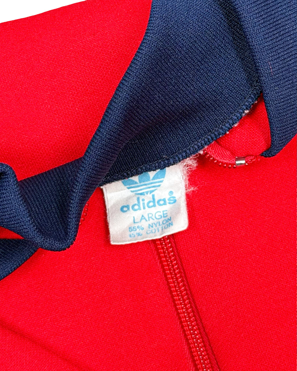 1970'S ADIDAS SOUTH AUSTRALIA TRACK JACKET (1990'S ADELAIDE CROWS PATCH) - S/M