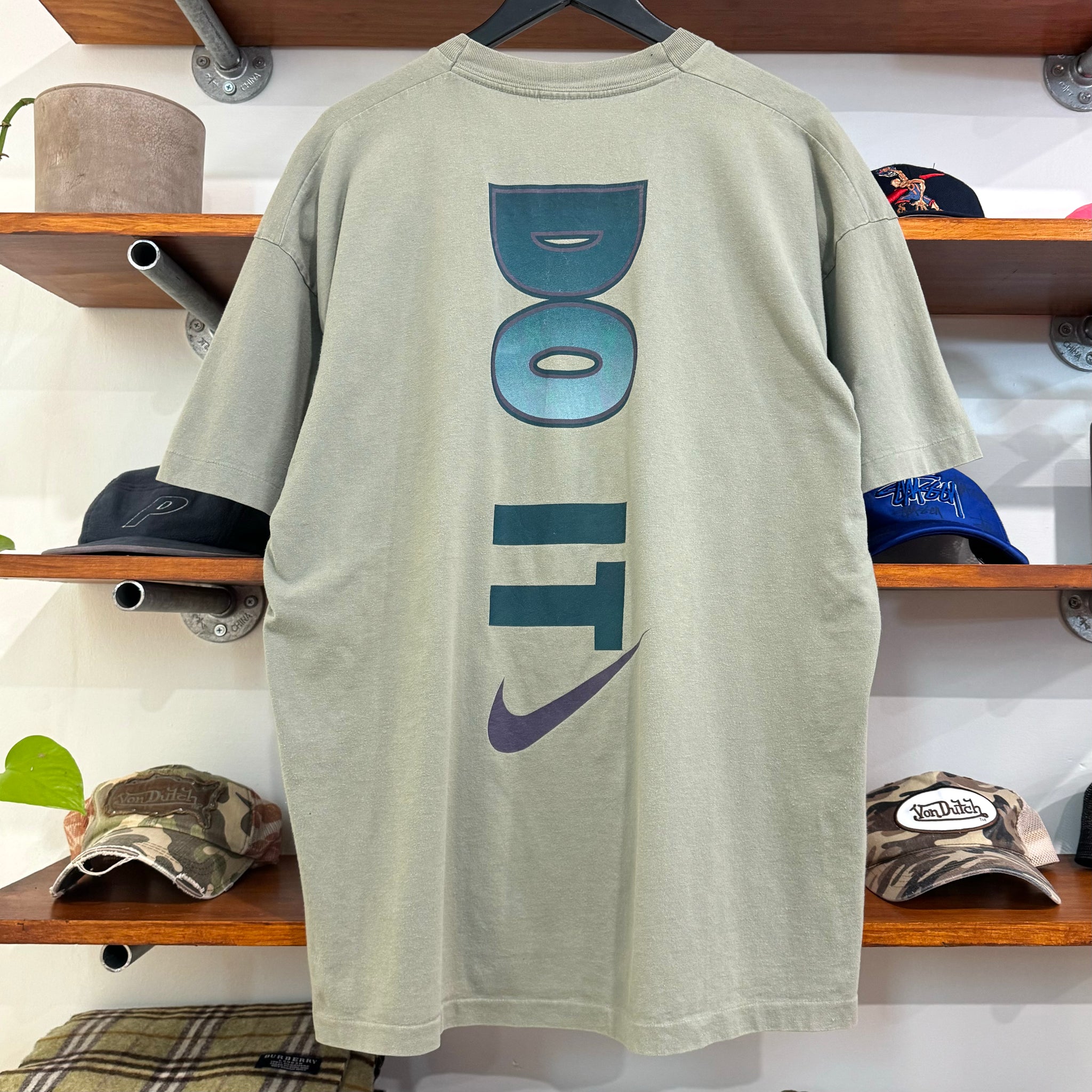 1990'S NIKE JUST DO IT GRAPHIC TEE - XL