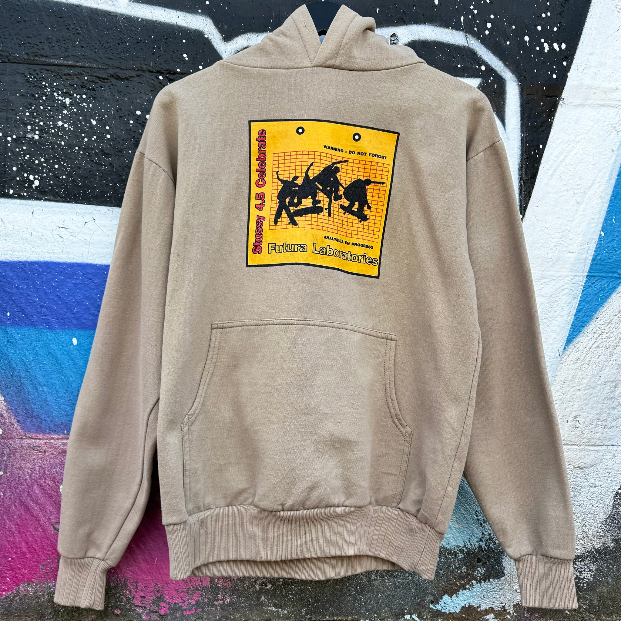 2000'S STUSSY SKATE GRAPHIC HOODIE - M