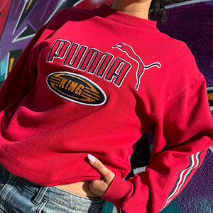 1990'S PUMA KING SWEATSHIRT - S