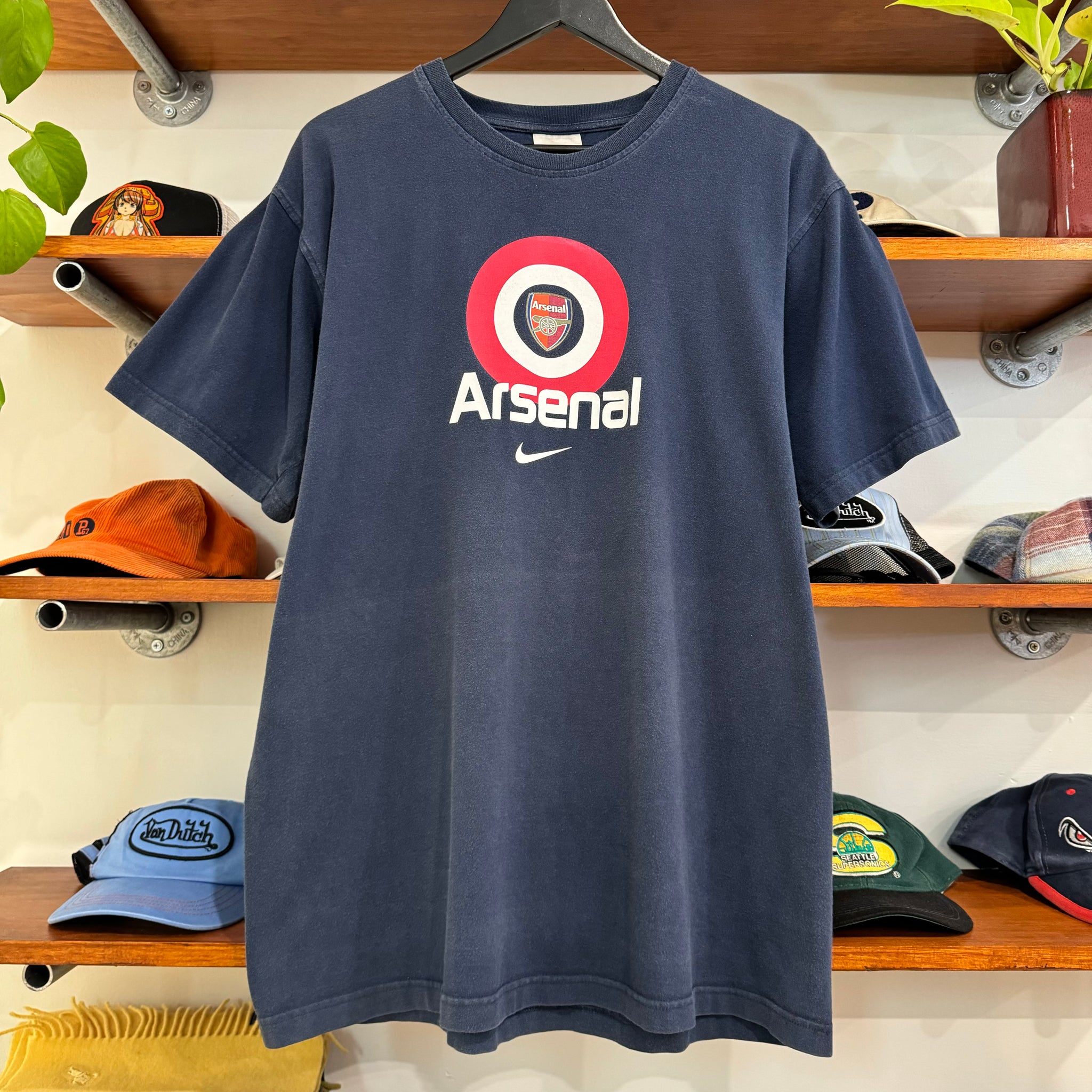 2000'S NIKE ARSENAL FOOTBALL TEE - L