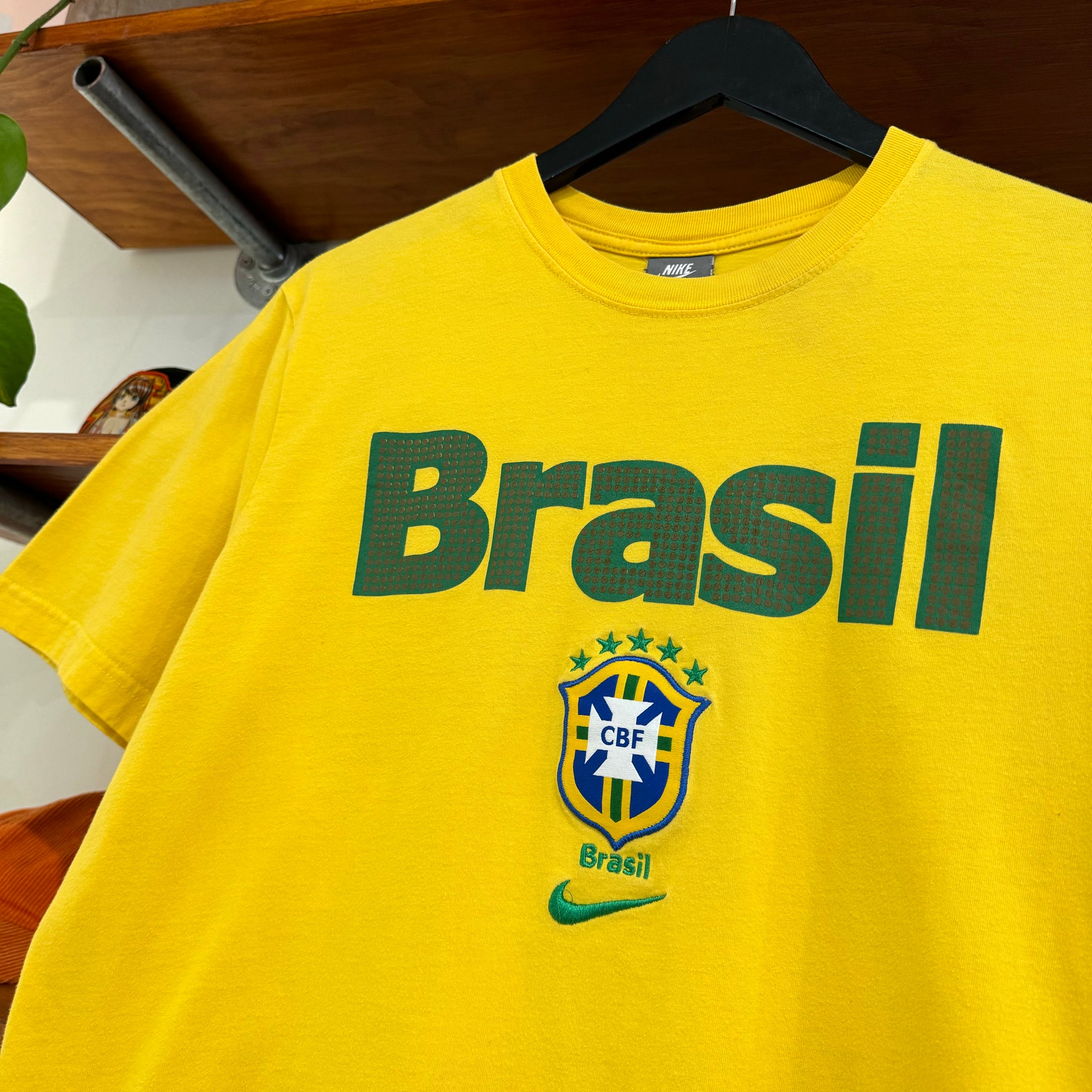 2000'S NIKE BRASIL FOOTBALL TEE - M