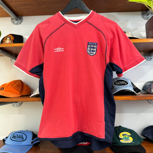 2000'S UMBRO ENGLAND FOOTBALL TEE - S