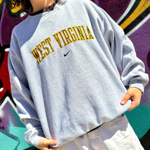 1990'S NIKE WEST VIRGINIA SWEATSHIRT - XXL