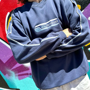 2000'S QUIKSILVER GRAPHIC SWEATSHIRT - L