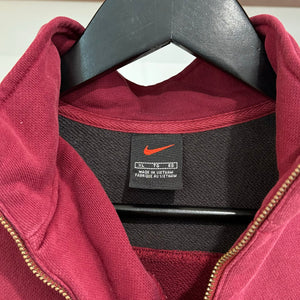 1990'S NIKE SWOOSH PANELS 1/4 ZIP - M/L