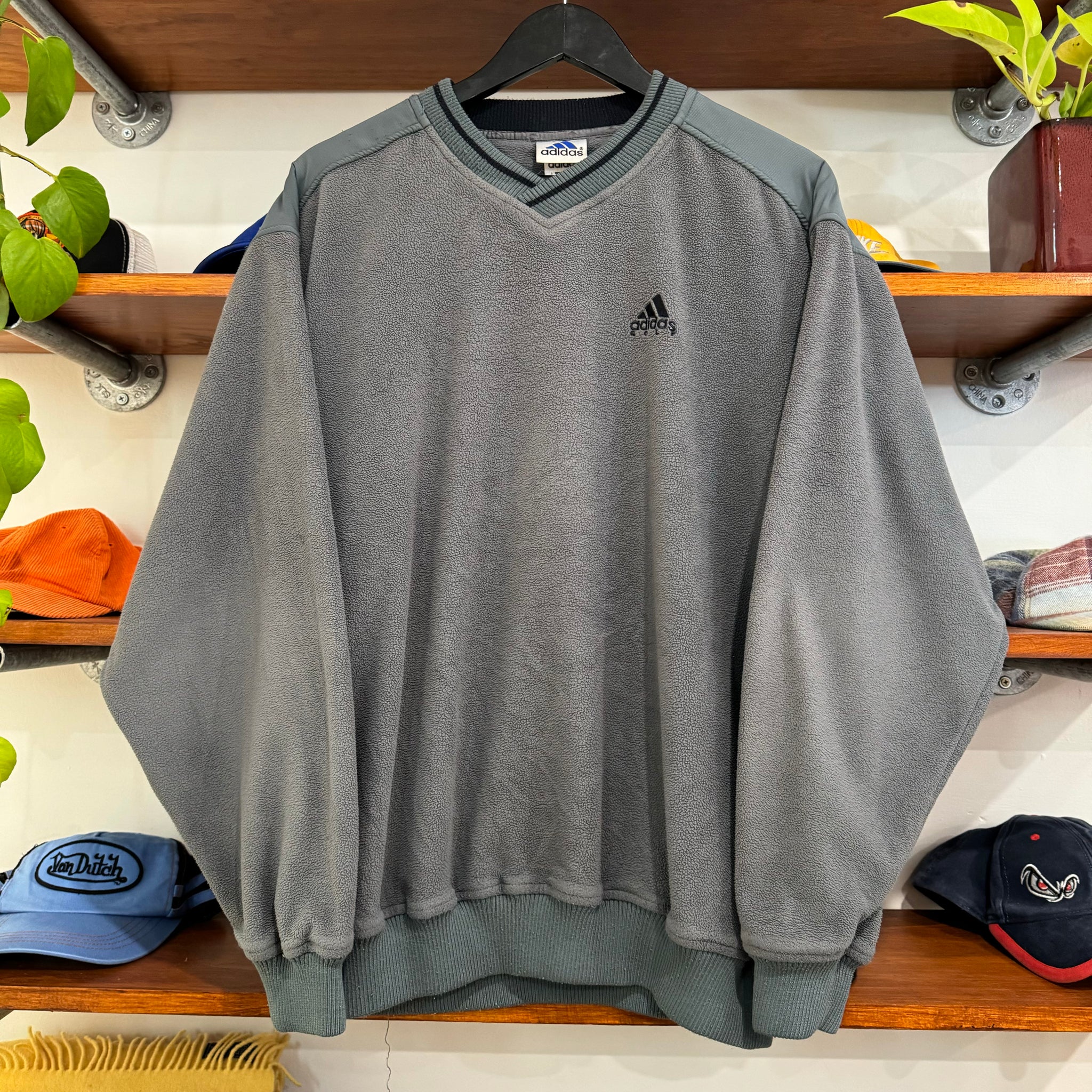 2000 ADIDAS GOLF FLEECE SWEATSHIRT - L