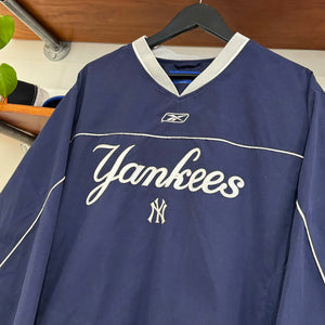 2000'S REEBOK NEW YORK YANKEES PULLOVER - L/XL